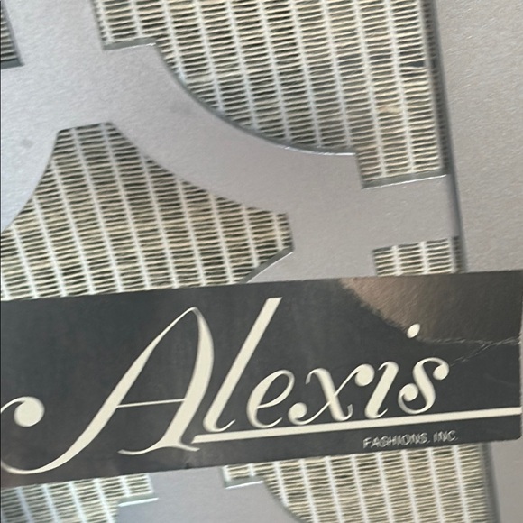 VINTAGE Alexis PLUS size Elegant Light Blue Dress - Picture 5 of 10